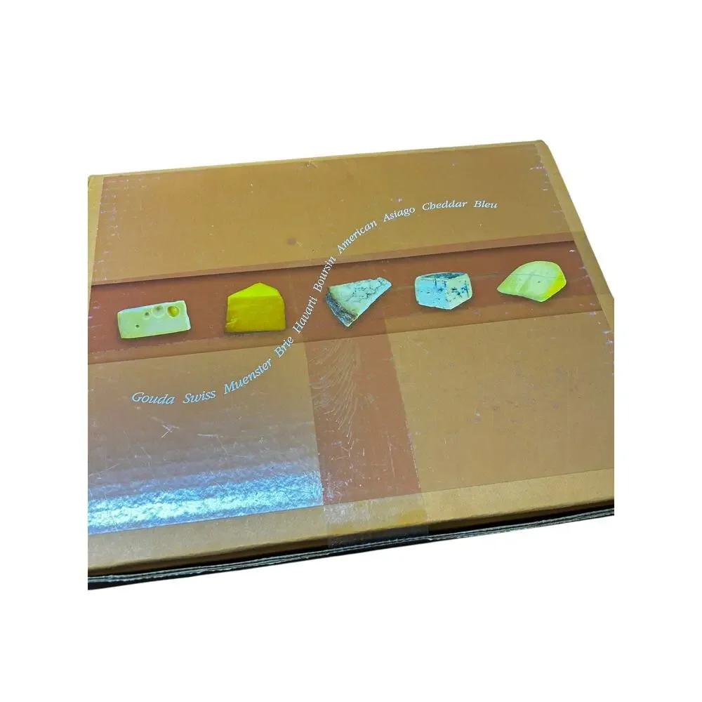 Vintage Collectible Bank of New York Marble Cheese Board & Knife Set – New